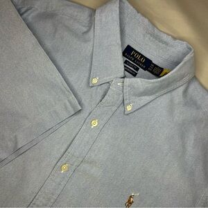 Polo by Ralph Lauren Light Blue Oxford Button-Down Shirt with Embroidered Pony